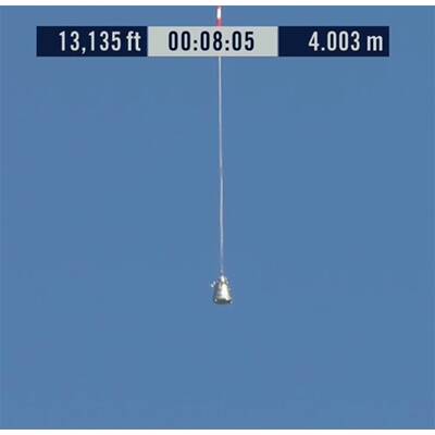 Die Bilder vom Stratos-Jump