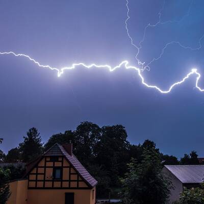 Gewitter bei Kitzbühel 
