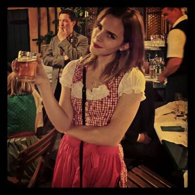 Emma Watson ist Gast auf Hochzeit