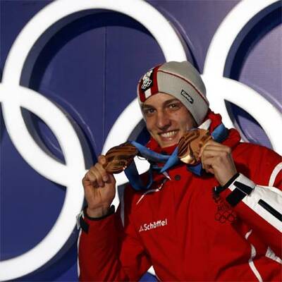 Siegerehrung nach dem Bewerb von der Großschanze