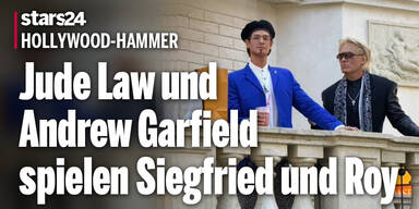 Hollywood-Hammer: Jude Law und Andrew Garfield spielen Siegfried und Roy