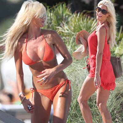 Bade-Nixe Victoria Silvstedt versext Miami