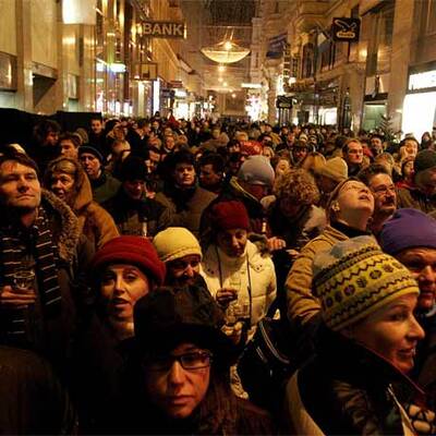 So feierte Österreich Silvester
