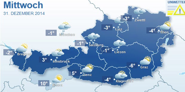 Silvester frieren wir bei -16 Grad