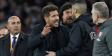 Simeone muss nach Ausraster auf Trib&uuml;ne