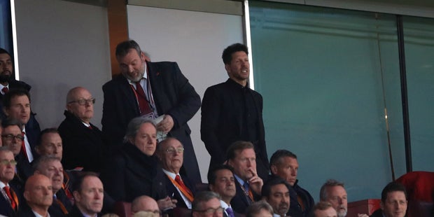 Simeone muss nach Ausraster auf Tribüne