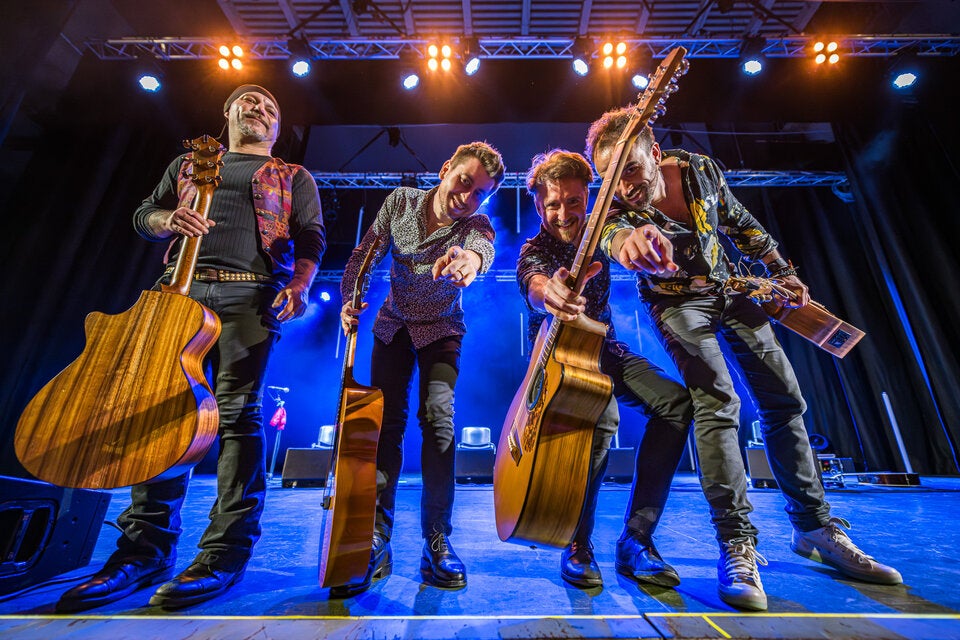 Das italienische Akustikgitarrenquartett „40 Fingers