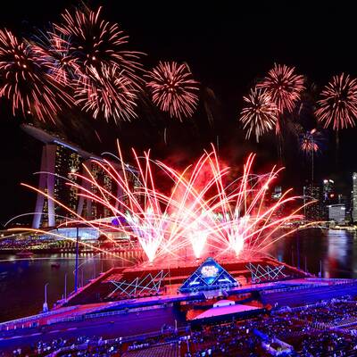 Rund eine Million Menschen am New Yorker Times Square