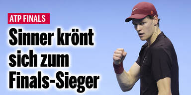 Sinner krönt sich zum Finals-Sieger
