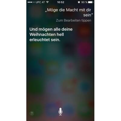 Siri im Star-Wars-Fieber