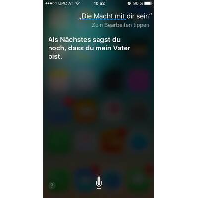 Siri im Star-Wars-Fieber