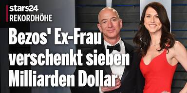 Bezos' Ex-Frau verschenkt 7 Milliarden Dollar