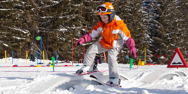 Skifahren Kinder