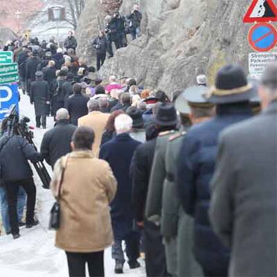 Beerdigung von Beata Christiandl