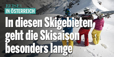 In diesen Skigebieten in Österreich geht die Skisaison besonders lange