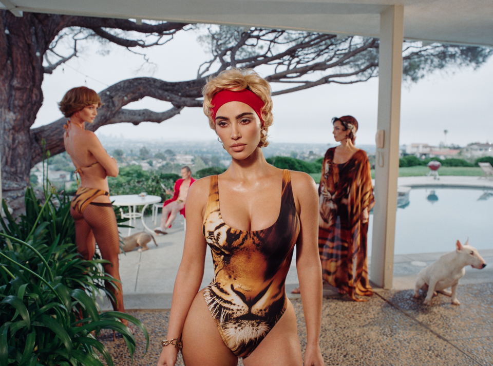 Skims x Roberto Cavalli: Kim Kardashian wird zur heißen Raubkatze