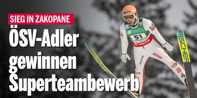 ÖSV-Adler gewinnen Superteambewerb in Zakopane