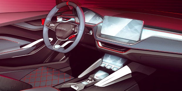 Skoda zeigt sein neues Hightech-Cockpit