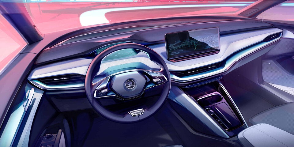Erste Bilder von Skodas Elektro-SUV Enyaq
