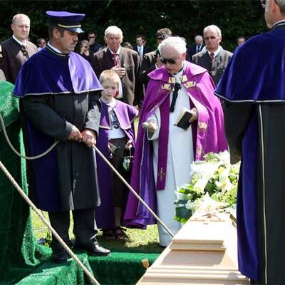 Horst Skoff-Begräbnis