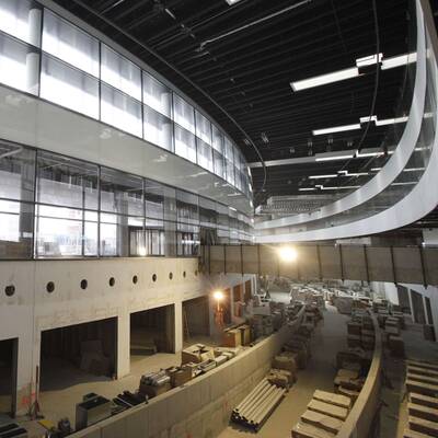 Die Skylink-Bauarbeiten