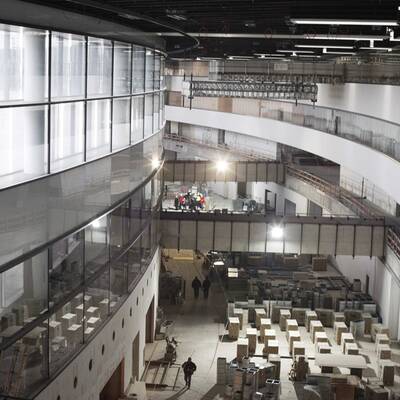 Die Skylink-Bauarbeiten