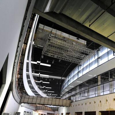 Die Skylink-Bauarbeiten