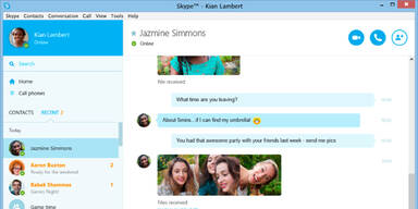 Skype-Version für Internetbrowser