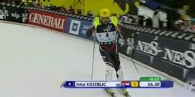 Herrenslalom in Zagreb, 1.DG, Platz 2