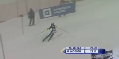 Damenslalom in Zagreb, 1. DG, Platz 2