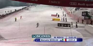 Damenslalom in Zagreb, 2. DG, Manuela M&ouml;lgg