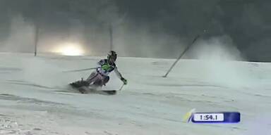 Damenslalom in Zagreb, 2. DG, Kathrin Zettel