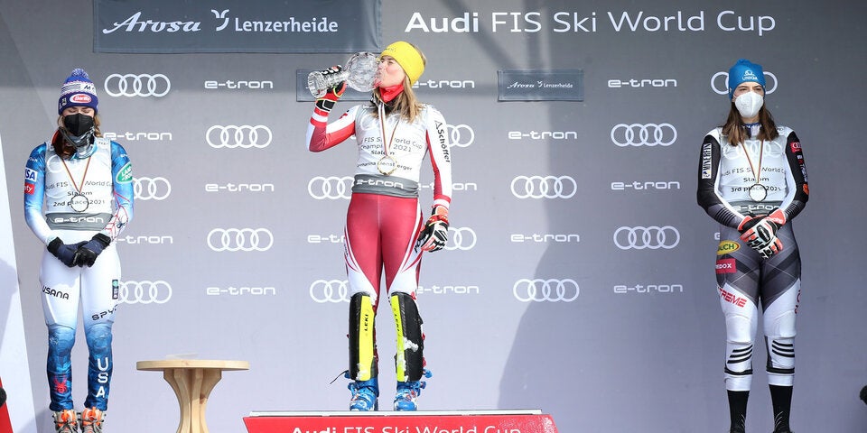 Slalom-Lenzerheide: Podium
