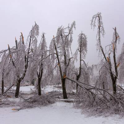 Vierlerorts fiel der Strom aus
