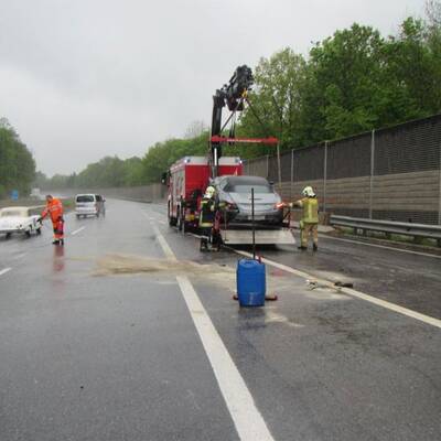 Supersportwagen-Crash