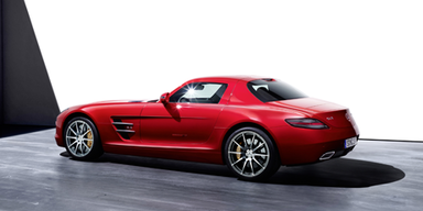 Mercedes SLS - der Star der IAA