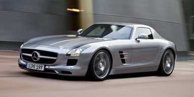 Mercedes SLS - der Star der IAA