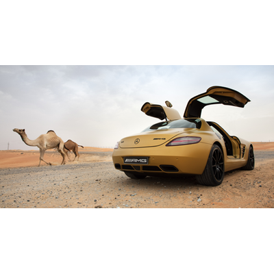 Mercedes baut goldenen Flügeltürer