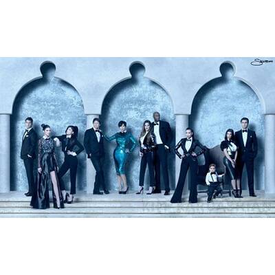 Die Kardashians und ihre übertriebene Weihnachtskarte