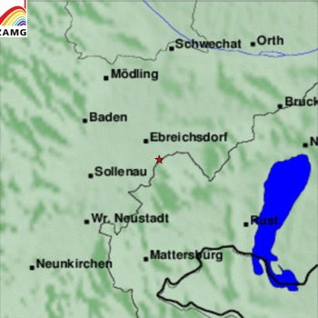 Leichtes Erdbeben in Wien