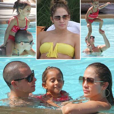 Lennnifer Lopez & Casper Smart: Pool-Time