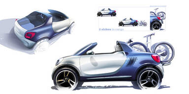 Smart stellt die Pick-up Studie 