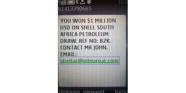 Spam-SMS: 