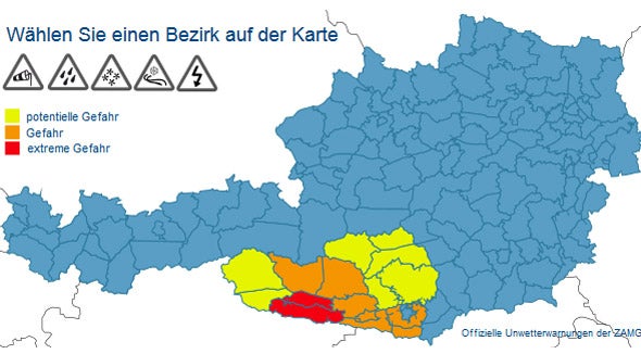 Italien-Tief bringt Neuschnee