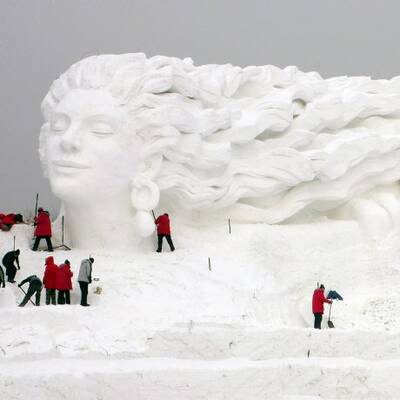 20. Schneeskulpturen-Ausstellung