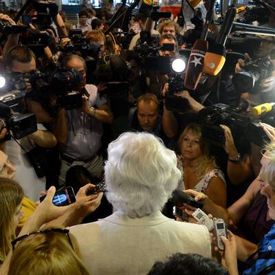 Pressekonferenz mit Menschenrechtlern