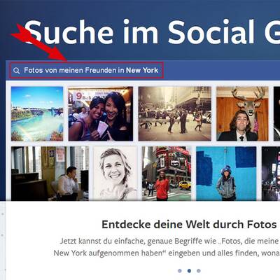 Facebooks Social Graph-Suche