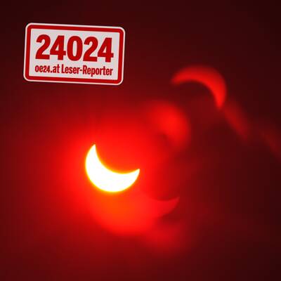 So sehen oe24-Leser die Sonnenfinsternis