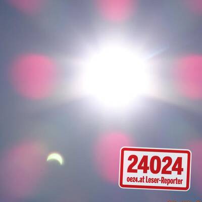So sehen oe24-Leser die Sonnenfinsternis
