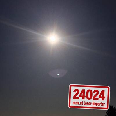 So sehen oe24-Leser die Sonnenfinsternis